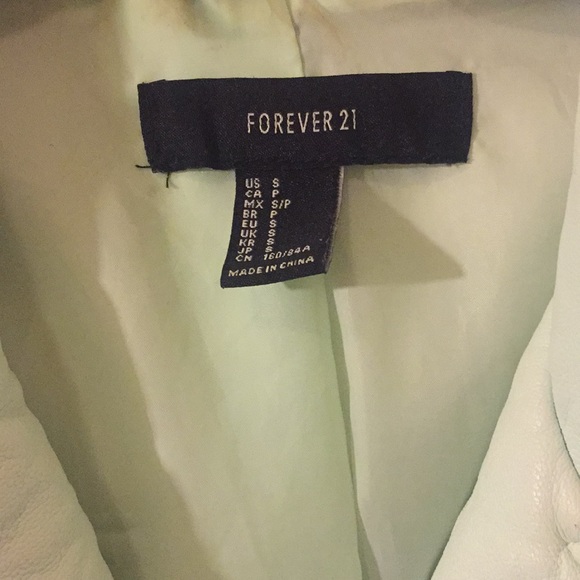 Teal Leather Jacket - Picture 3 of 6